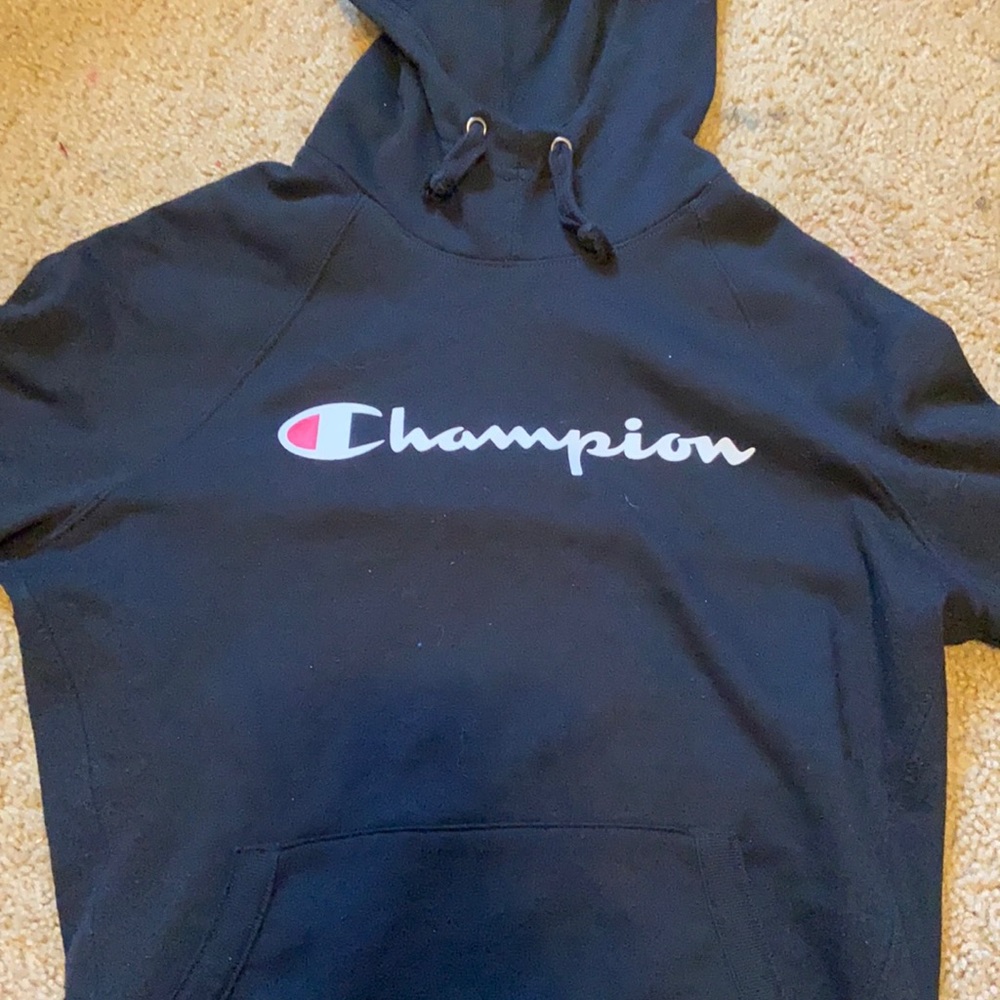 Black small Champion Hoodie